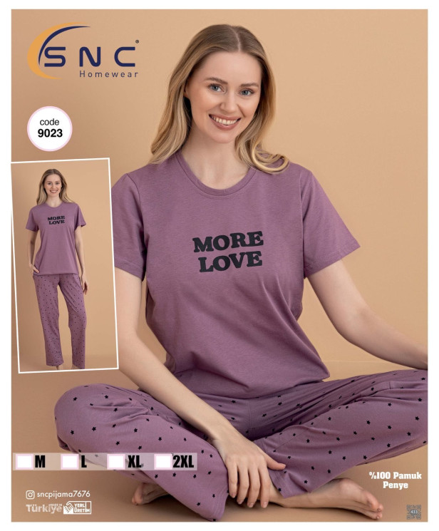 Піжама жіноча "6827" коттон (р: M,L,XL,2XL) в упаковці 4 шт. №364826 - DisneyOpt SE893