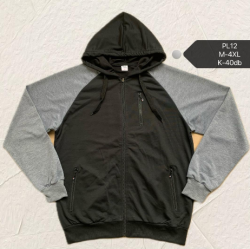 Спортивна кофта PL12, р.M-3XL, трикотаж, різні кольори, в упаковці 5 штук №100122