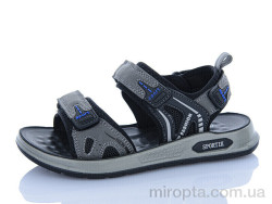 Сандалі ZY016 grey р: 32-37, в упаковці: 8 пар, купити тільки гуртом