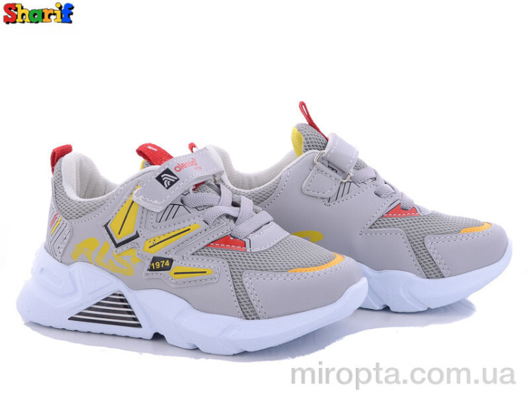 Кросівки 049 grey-red (26-30) р: 26-30, в упаковці: 8 пар, купити тільки гуртом - 593208