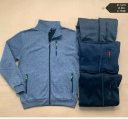 Спортивна кофта чоловіча, трикотаж, фліс, м.PL0403 (р. M-4XL) мікс кольорів, в упаковці 6 штук №335009