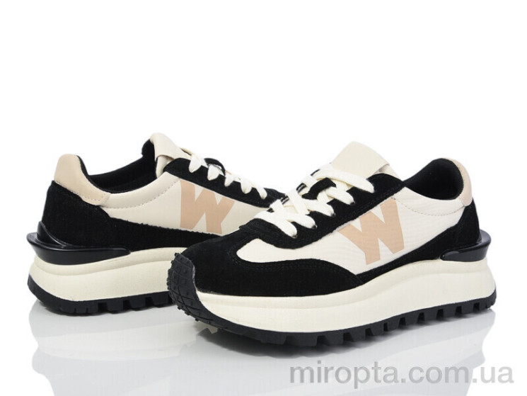Кросівки 197-182 black р: 36-40, в упаковці: 8 пар, купити тільки гуртом - 977657