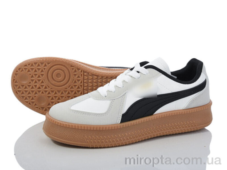 Кросівки HD71 (149-67) white-black-grey р: 36-41, в упаковці: 8 пар, купити тільки гуртом - 1048346