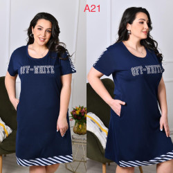 Жіночий сарафан, A21, бавовна (р. 6XL-8XL) в упаковці 6 шт. №601851