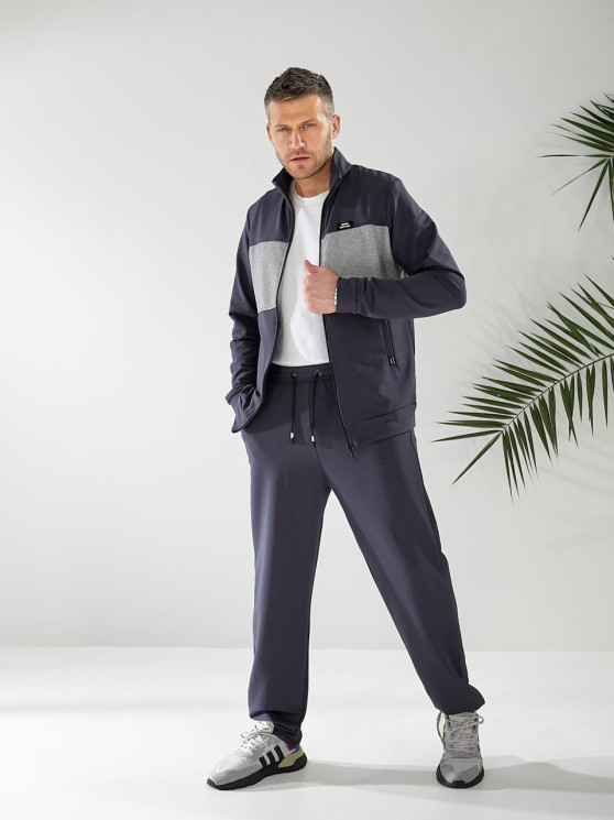 Костюм спортивний чоловічий, трикотаж двонитка пеньє м.1103 (р: 50, 52, 54, 56, 58,60) №806807 - 