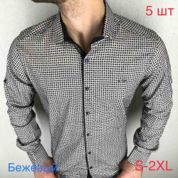 Сорочка Paulsemih р S-2XL Чоловіча Y24 beige