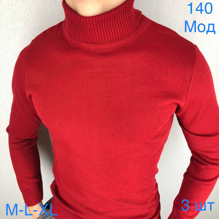 Светр Viole р M-XL Чоловіча 140 red - Nadiyka BG/PO2161-2162