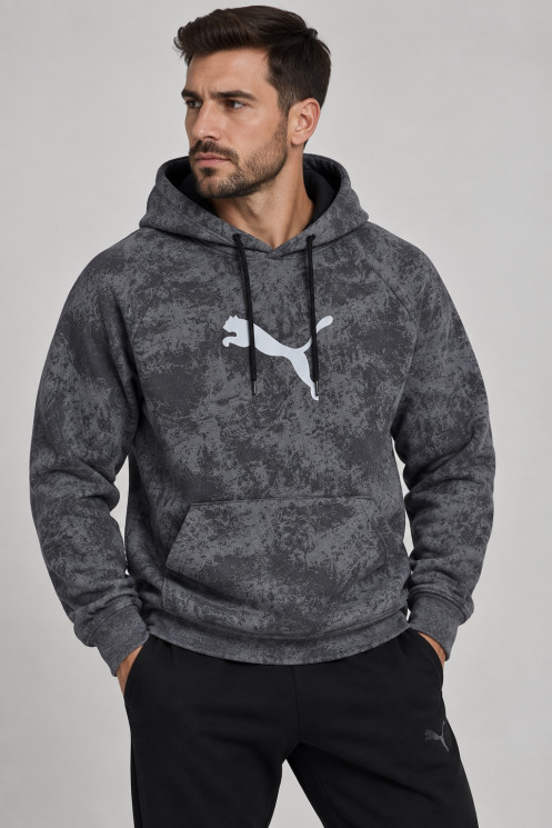 Худі чоловіче "Puma" двохнитка (р: S-2XL) 3 кольори, в упаковці 5 шт. №390172 - 