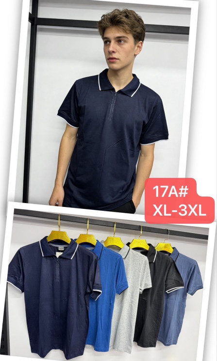 Футболка чоловіча, трикотаж, м.17А (р. XL-3XL ), мікс кольорів, в упаковці 5 штук №340824 - Vanda SE1013