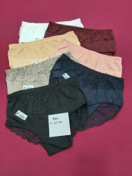 Труси жіночі, котон, м.4356 (р. XL-3XL ), мікс кольорів, в упаковці 12 шт. №331153
