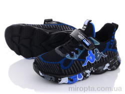 Кросівки Q54-B5501 black-navy р: 32-37, в упаковці: 6 пар, купити тільки гуртом
