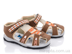 Сандалі DL30(D3041) camel р: 31-36, в упаковці: 6 пар, купити тільки гуртом