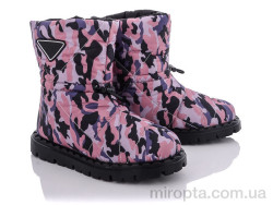 Дутики M3(5909)-10 pink р: 36-41, в упаковці: 8 пар, купити тільки гуртом