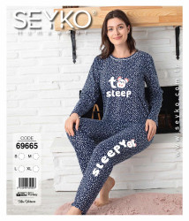 Комплект домашній жіночий "69665" коттон (р: S,M,L,XL) в упаковці 4 шт. №361223