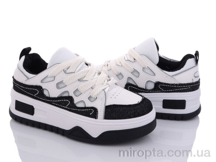 Кросівки 20-1018-1 black-white р: 36-41, в упаковці: 8 пар, купити тільки гуртом - 866001
