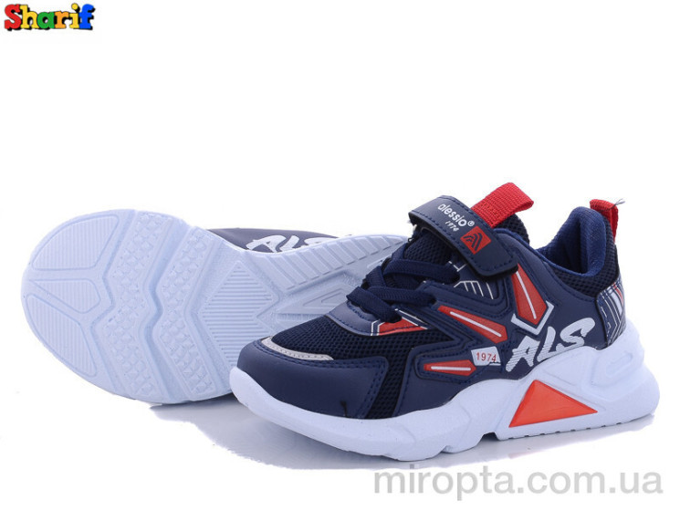 Кросівки 049 blue-red (26-30) р: 26-30, в упаковці: 8 пар, купити тільки гуртом - 593210