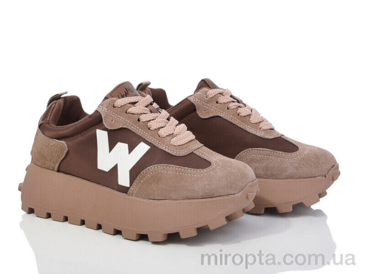Кросівки 197-181 brown р: 36-40, в упаковці: 8 пар, купити тільки гуртом - 977658
