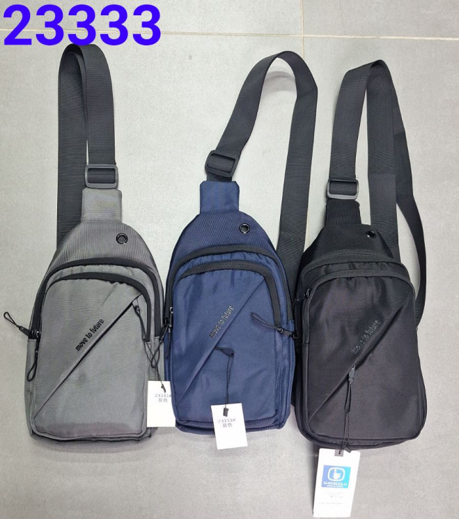 Сумка слінг чоловіча "23333" текстиль (р: 32*17*9см) 3 кольори №371987 - Bags BE3616