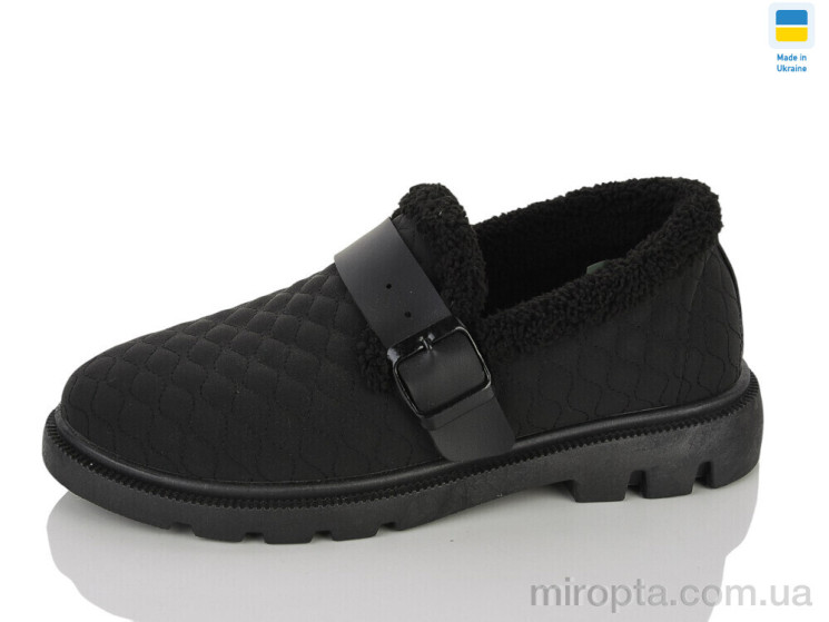 Туфлі 104HA чорний р: 37-41, в упаковці: 8 пар, купити тільки гуртом - 1211968