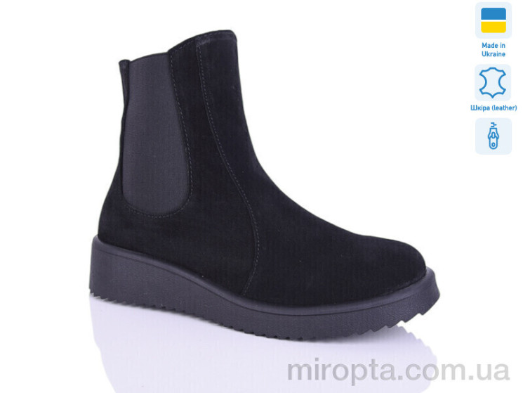 Черевики 87 чорний з. зима р: 37-41, в упаковці: 6 пар, купити тільки гуртом - 1206026