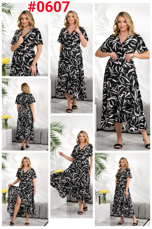 Сукня жіноча софт м.0607 (р:XL-4XL) в упаковці 4 штуки №763388 - Women SE628