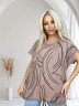 Футболка жіноча на завʼязці, м.25305 (р.  L, XL, 2XL), 8 кольорів, в упаковці 3 штуки №750862 - Smile RZ 4457