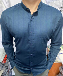 Сорочка No Brand р M-2XL Чоловіча S2973 blue