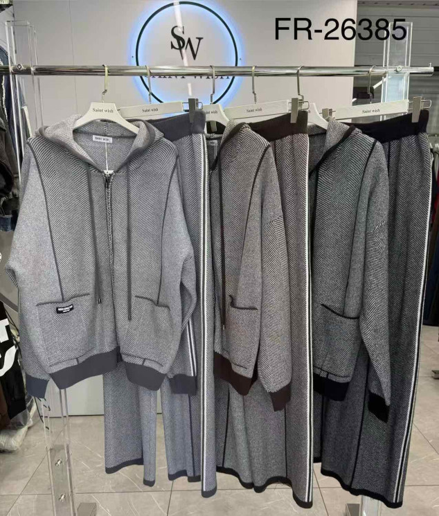 Костюм жіночий альпака м.FR-26385 (Розмір:L-2XL) 3 кольора в упаковці 3 штуки №764236 - Saint Zel3317