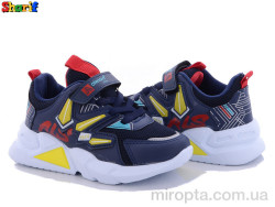Кросівки 049 blue-yellow (26-30) р: 26-30, в упаковці: 8 пар, купити тільки гуртом