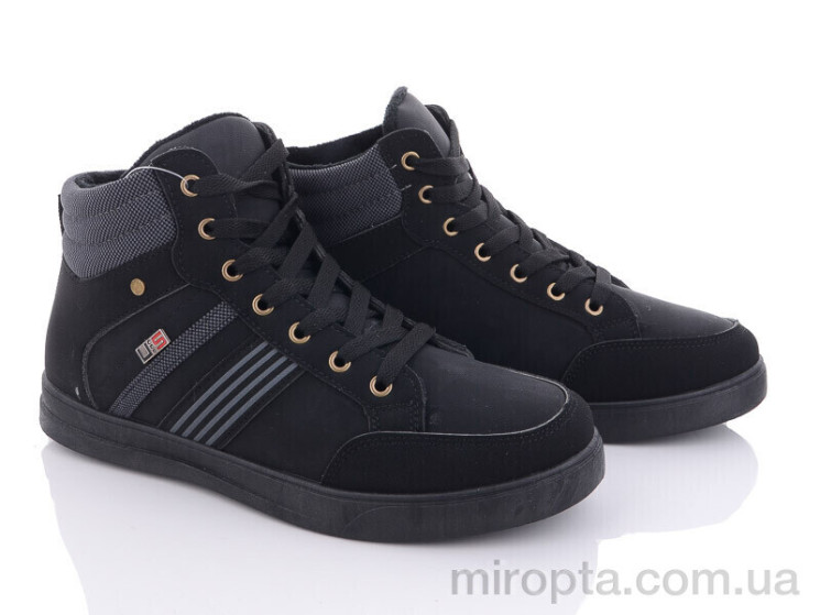 Кросівки 9-791 black р: 41-45, в упаковці: 8 пар, купити тільки гуртом - 877550