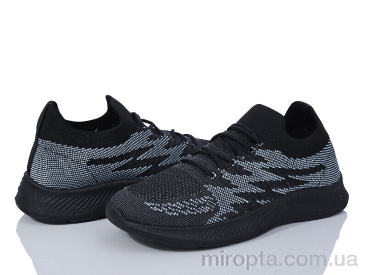 Кросівки 149-47 black р: 36-41, в упаковці: 8 пар, купити тільки гуртом - 949436