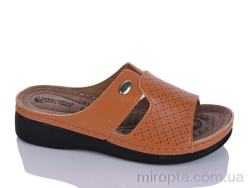 Шльопанці 209-04 camel р: 37-41, в упаковці: 6 пар, купити тільки гуртом