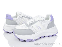Кросівки 149-53 white-grey р: 36-41, в упаковці: 8 пар, купити тільки гуртом