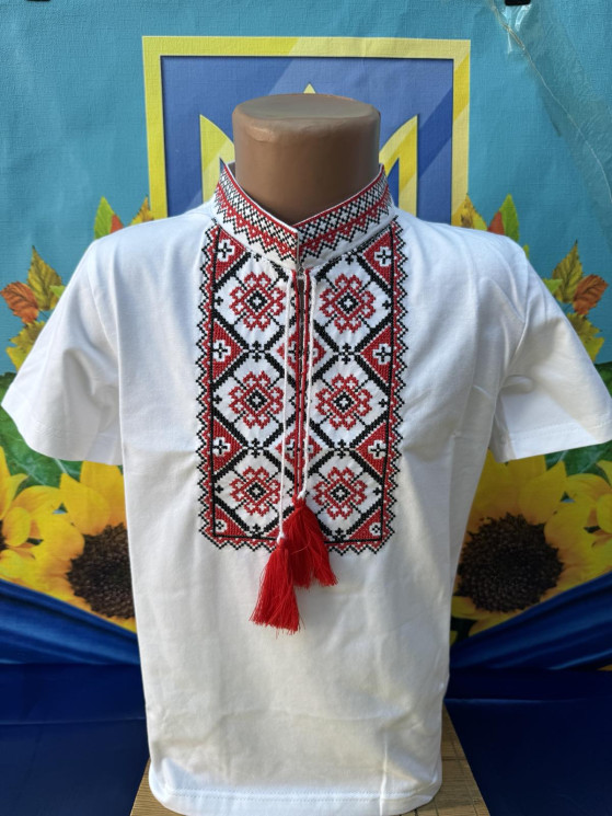 Футболка дитяча, кулір (розміри: зріст 98-122), в упаковці 4 штуки №314009 - Delux 909