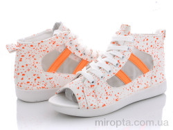 Кеди CF017 white-orange р: 36-41, в упаковці: 8 пар, купити тільки гуртом