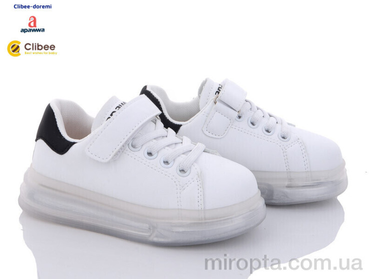 Кросівки TG-01-2 white-black р: 26-31, в упаковці: 6 пар, купити тільки гуртом - 867788