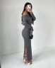 Сукня жіноча, рубчик ангора, м. 1562 (р: 42-44, 46-48) №706460 - BestFashion RZ6220 м. 1562