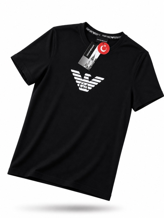 Футболка чоловіча "Giorgio Armani" комбінований (р: S-2XL) в упаковці 5 шт. №385057 - AlexClothes SER2276