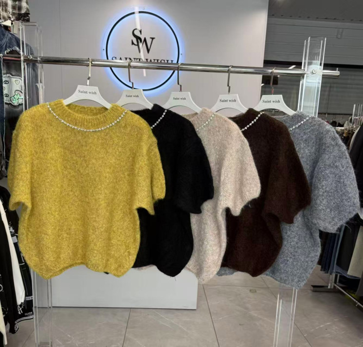 Кофта жіноча кашемір м.9144 (Розмір:OverSize) мікс кольорів в упаковці 8 штук №764230 - Saint Zel3317