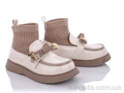 Черевики Y159(2107B) beige р: 32-37, в упаковці: 6 пар, купити тільки гуртом