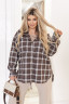 Костюм жіночий (сорочка + брюки), фланель м. 5296 (р. 56-58, 60-62) №407079 - 