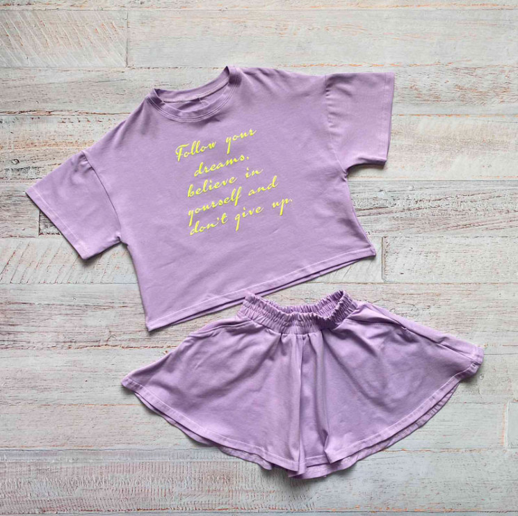 Костюм No Brand р 134-158 Дитячий 2126 purple - Atletik WE1142