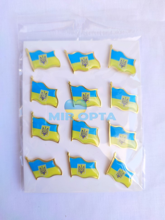 Значок патріотичний Прапор/Герб оптом та в роздріб №526758 - UA SE1005