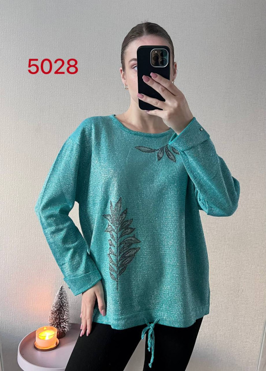 Светр жіночий, люрекс, м.5028 (р. 42-48 ), мікс кольорів, в упаковці 3 штуки №333630 - Korona UG 4477