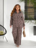 Костюм жіночий, шовк принт, м. 1679 (р: 50-54, 56-58) №710123 - GrandFashion AV4663 м. 1679