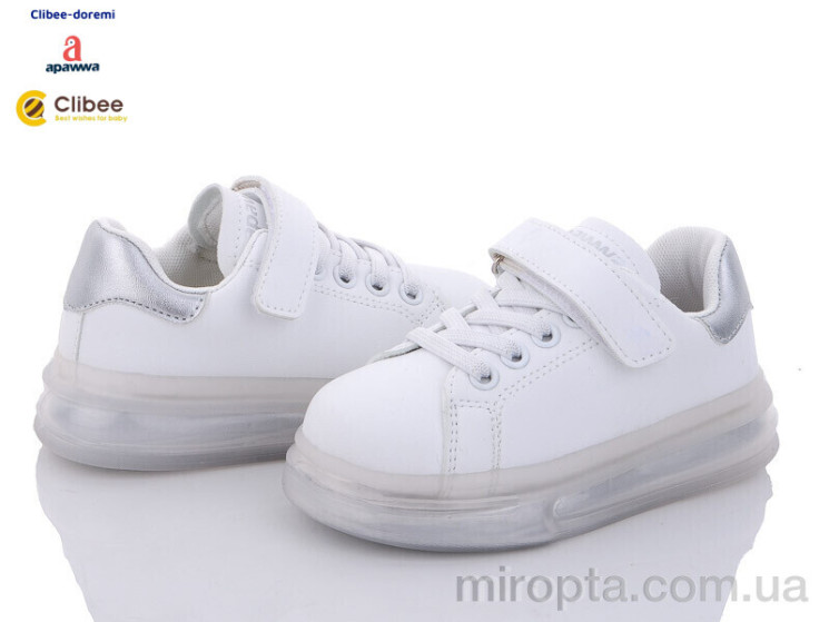 Кросівки TG-01-2 white-silver р: 26-31, в упаковці: 6 пар, купити тільки гуртом - 867789