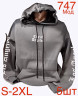 Худі чоловіча фліс м.747 (р.S-2XL) 4 кольора в упаковці 5 штук 759380 - Nadiyka BG/PO2161-2162
