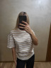 Футболка жіноча вільного крою в смужку, котон м. 3001 (р. S, M, L) №412634 - 