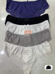 Труси жіночі, котон, м.9390 (р. M-XL ), мікс кольорів, в упаковці 10 штук №336668