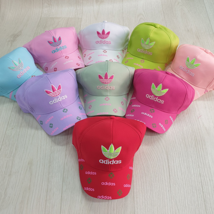 Бейсболка дитяча "Adidas" котон (р: 52) мікс кольорів, в упаковці 5 шт. №382349 - Ventil SE 939